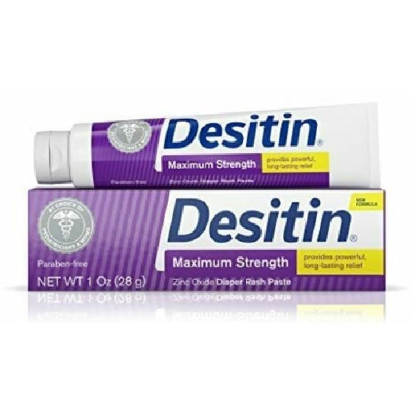 Desitin Desitin Diaper Rash Paste, 40% Zinc Oxide, Maximum Strength, Original Personal Care White Smoke