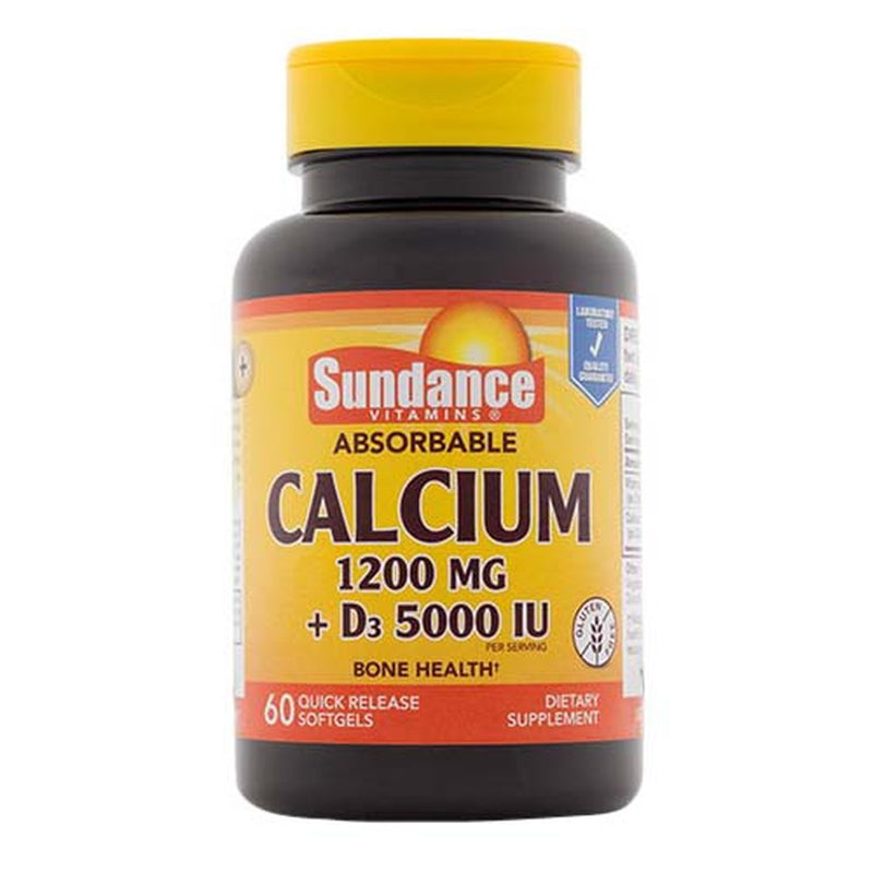 Sundance Sundance Absorbable Calcium + D3, 60 Quick Release Softgels Vitamins & Supplements White Smoke