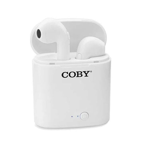 Coby Electronics Coby Electronics True Wireless Earbuds - White Electronics Light Gray