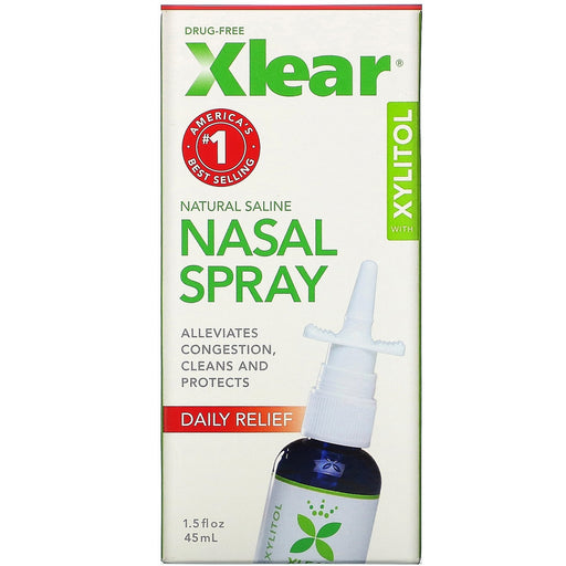 Xlear Xlear Daily Relief Natural Saline Nasal Spray With Xylitol, 1.5 Fl Oz Medicine & Drugs Lavender