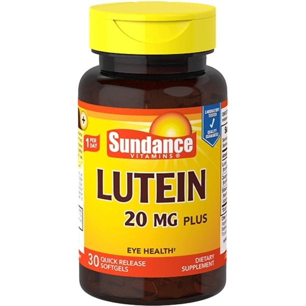 Sundance Vitamins Sundance Vitamins 20 Mg Plus Bilberry &  Zeaxanthin  Lutein  30 Softgels 30Ea Vitamins & Supplements White Smoke