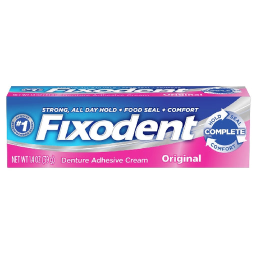 Fixodent Fixodent Complete Original Denture Adhesive Cream 1.4 Oz Denture Adhesives White Smoke