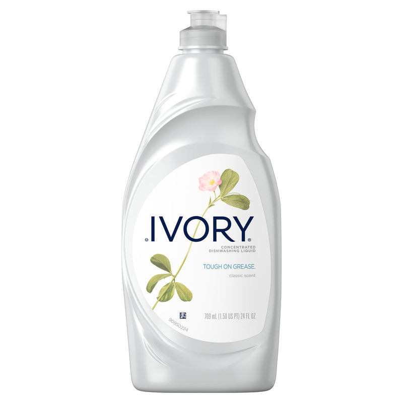 Ivory Ivory Ultra Concentrated Dishwashing Liquid Dish Soap, Classic Scent, 24 Fl Oz Dish Detergent & Soap White Smoke