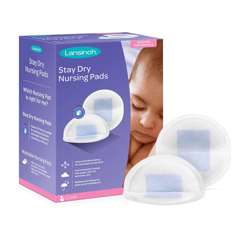 Lansinoh Lansinoh Stay Dry Nursing Pads Disposable Nursing & Feeding White Smoke