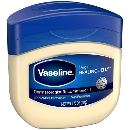 Vaseline Vaseline 100% Pure Petroleum Jelly Jar, Original - 1.75 Oz Petroleum Jelly White Smoke