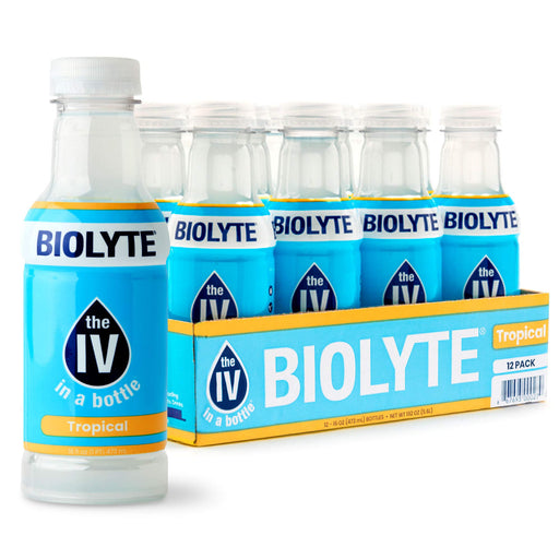 Biolyte Electrolyte Drink Biolyte® Electrolyte Drink – Tropical Flavor (16 oz) Fitness & Nutrition White Smoke