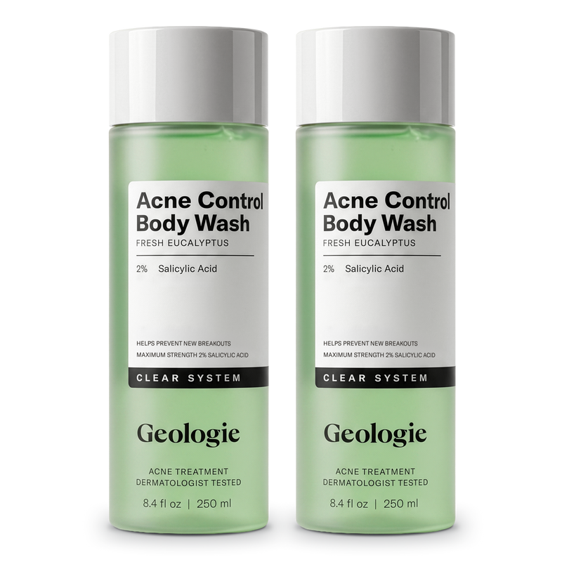 Geologie Acne Control Body Wash Dark Sea Green 2-Pack