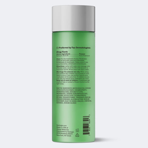 Geologie Acne Control Body Wash Sea Green 1-Pack,2-Pack,3-Pack