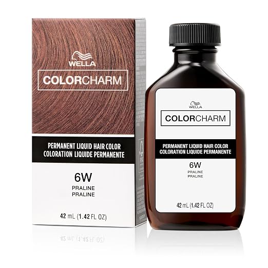 Wella Wella Color Charm Praline 6W Permanent Liquid Color 42ml Hair Color White Smoke