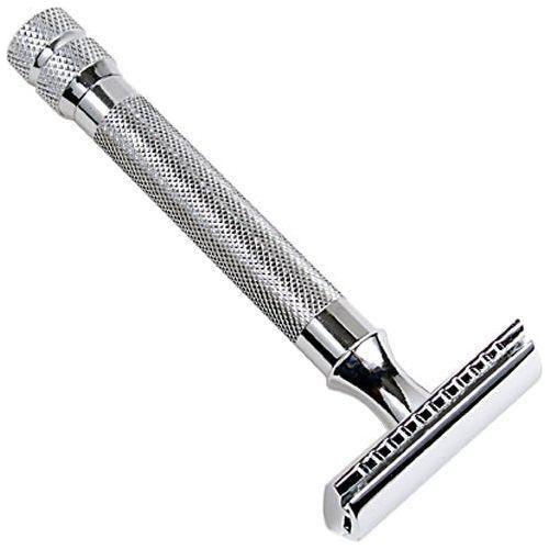 Parker Parker 91R Super Heavyweight Double Edge Safety Razor Safety Razor Light Gray