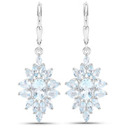 Bids.com 19.18 Carat Genuine Blue Topaz .925 Sterling Silver 3 Piece Jewelry Set (Ring, Earrings, and Pendant w/ Chain) Jewelry Sets White Smoke size 6.00,size 7.00,size 8.00,size 9.00,size 5.00