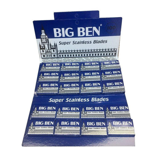 Big Ben Big Ben Super Stainless Razor Blades - 20x5 Pack Razor Blade Light Gray