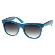 zeroUV Classic Retro Large Colorful Horned Rim Sunglasses 2767 Sunglasses White Smoke Blue,Green,White,Pink,Red,Black