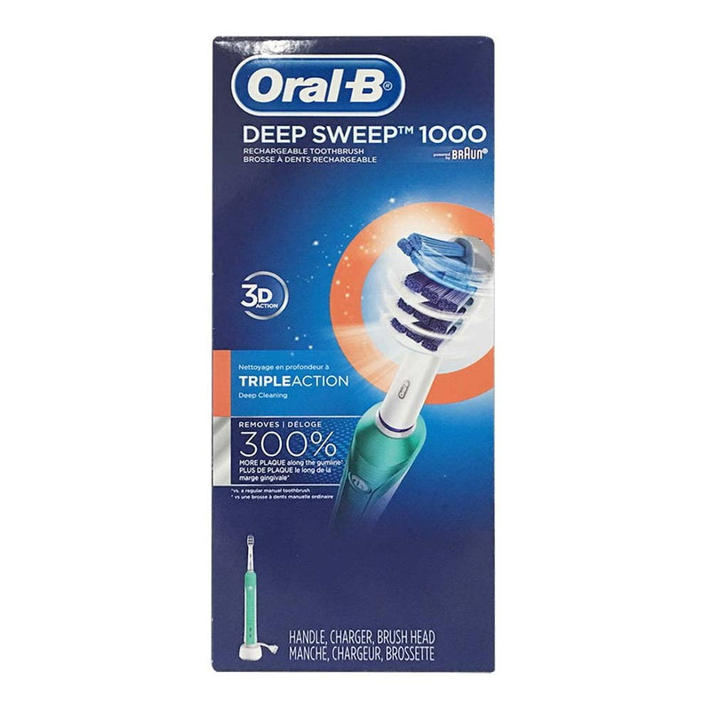 Oral-B Oral-B Deep Sweep 1000 Electric Rechargeable Power Toothbrush Powered By Braun Toothbrushes Dark Slate Gray