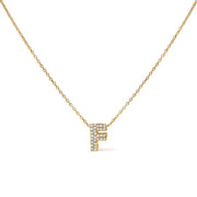 Bids.com 10K White Gold Diamond Accent "A" Initial Bubble Pendant Necklace Necklaces White Smoke Yellow.Gold / 18 / F