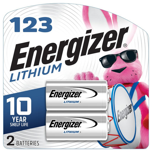 Energizer Energizer 2pk 123 Batteries Lithium Photo Battery Batteries White Smoke
