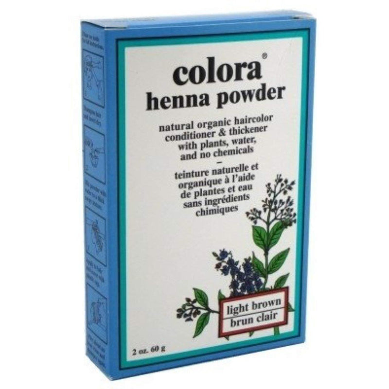 Colora Colora Henna Powder Hair Color Light Brown, 2 Oz Hair Color Light Gray