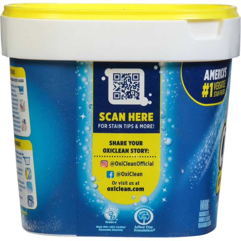 OxiClean OxiClean Versatile Stain Remover Powder, 3 Lb Pet Odor & Stain Removers White Smoke