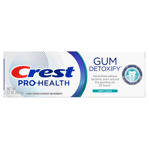 Crest Crest Toothpaste, Fluoride, Gum Detoxify, Deep Clean 3.7 Oz Toothpaste White Smoke