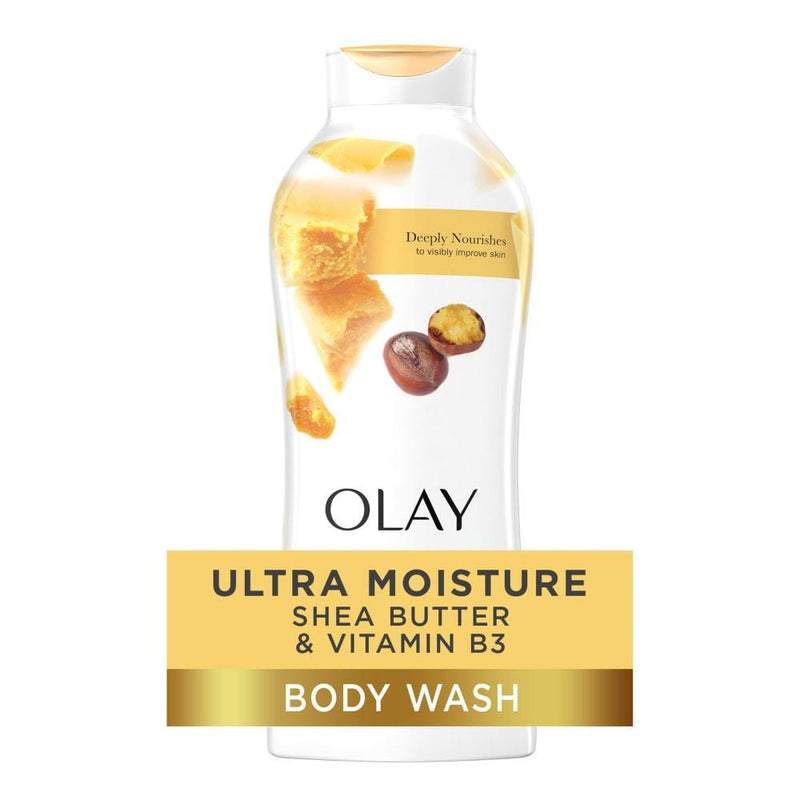 Olay Olay Ultra Moisture Shea Butter Body Wash Fluid Ounce, 22 Fl Oz Body Wash White Smoke