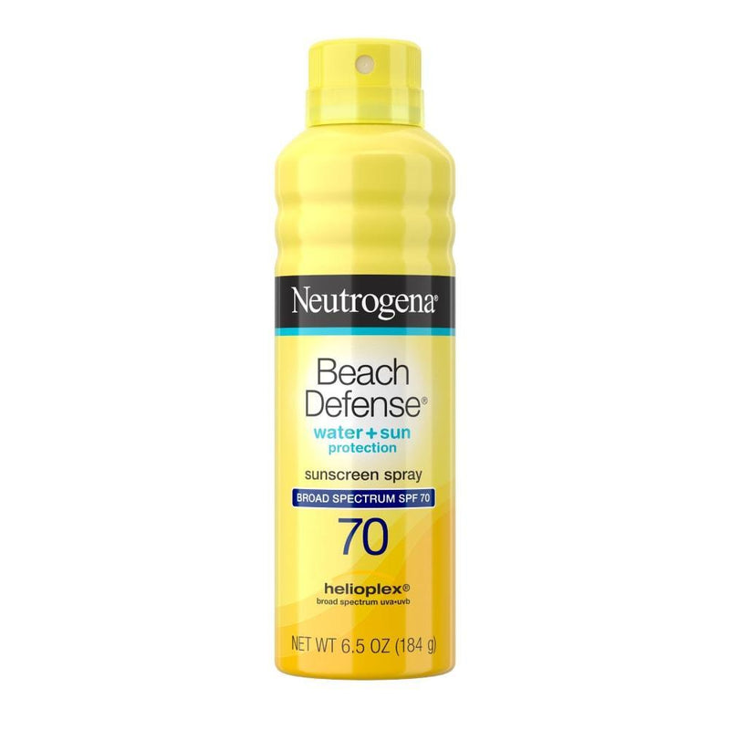 Neutrogena Neutrogena Beach Defense Water + Sun Protection Sunscreen Spray Broad Spectrum SPF 70 Sunscreen Khaki