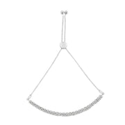 Bids.com 10K Yellow Gold over .925 Sterling Silver 1/4 Cttw Miracle-Set Diamond 4â€-10â€ Adjustable Bolo Tennis Bracelet (I-J Color, I3 Clarity) Bracelets White Smoke White.Sterling Silver / 7,Rose.Sterling Silver / 0.25,Yellow.Sterling Silver / 0.25