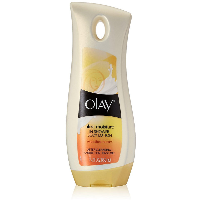 Olay Olay Ultra Moisture Shea Butter In-Shower Body Lotion, 15.2 Fl Oz Lotion & Moisturizer White Smoke