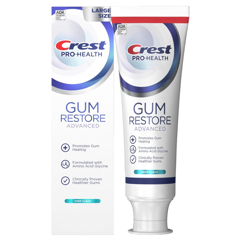 Crest Crest Pro Health Advanced Gum Restore Fluoride Toothpaste, Deep Clean, 3.7 Oz Toothpaste White Smoke