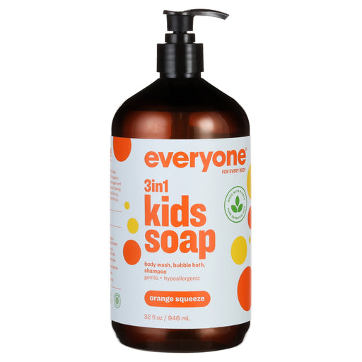 Everyone Everyone 3-in-1 Kids Soap – Orange Squeeze - 32 Fl Oz Bath & Body White Smoke