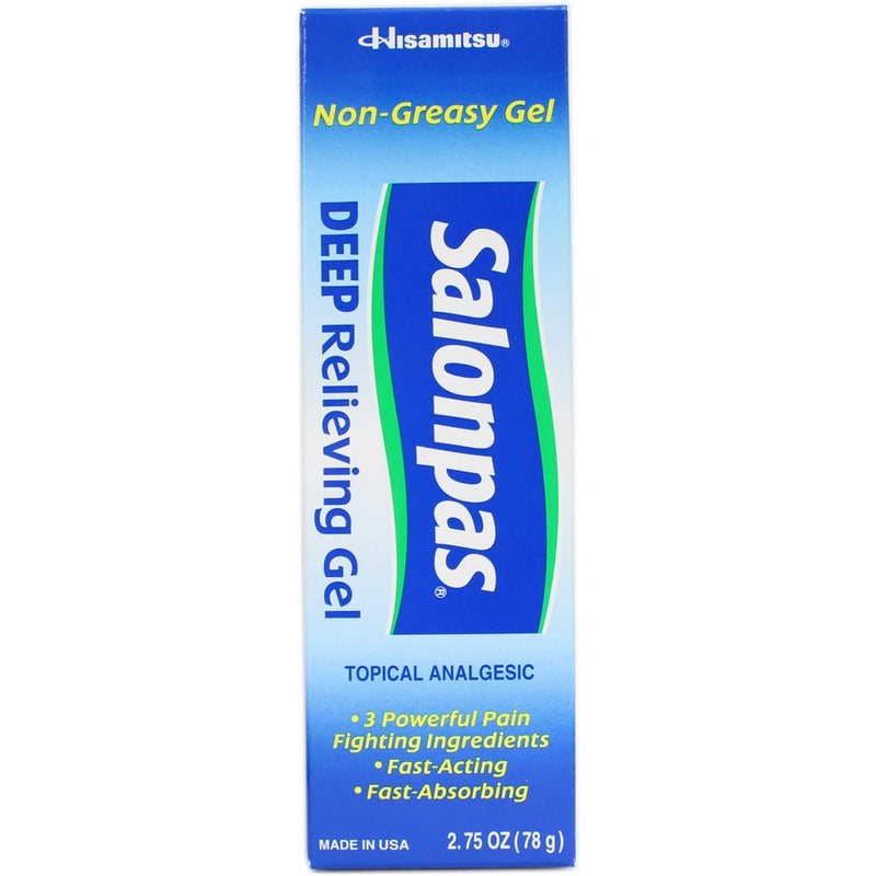 Salonpas Salonpas Deep Pain Relieving Gel - 2.5 Oz Medicine & Drugs Dark Slate Blue