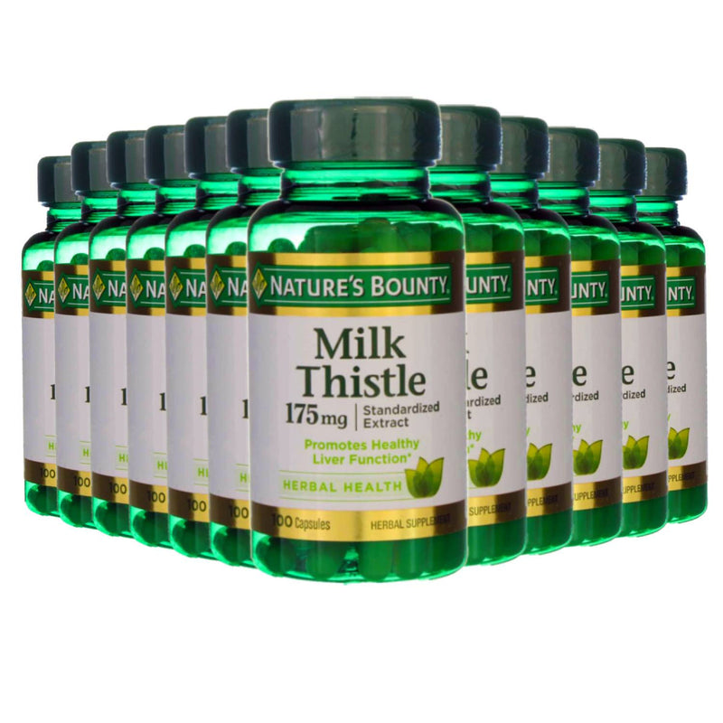 Nature's Bounty Nature's Bounty Milk Thistle Standardized Extract 175 Mg Capsules Vitamins & Supplements White Smoke