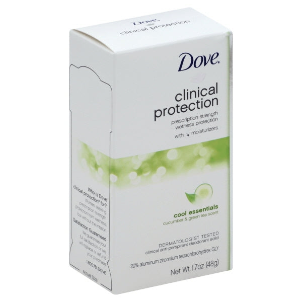 Dove Dove Clinical Protection Antiperspirant Deodorant Cool Essentials 1.7 Ounce Deodorant Gray