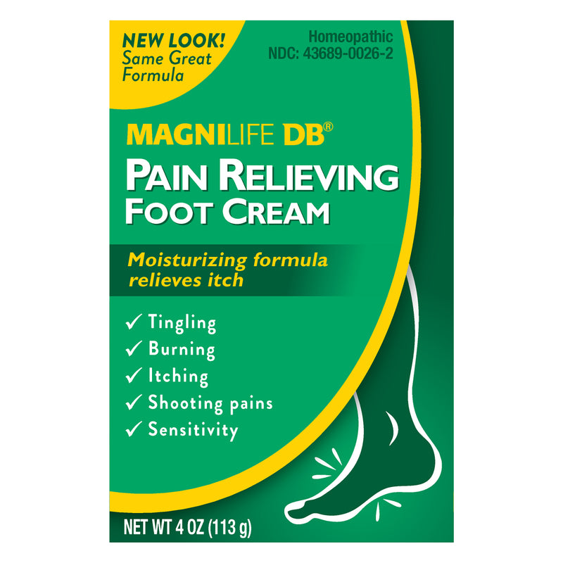 MagniLife MagniLife DB Diabetes Pain Relieving Foot Cream, 4 Oz Foot Care Dark Cyan