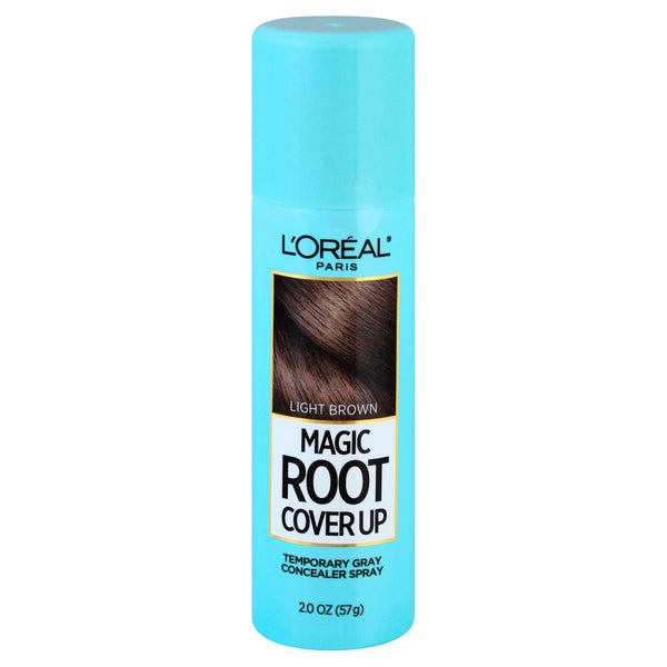 L'oreal L'oreal L'Oréal Paris Magic Root Cover Up Gray Concealer Spray Light Brown Hair Color Light Sky Blue