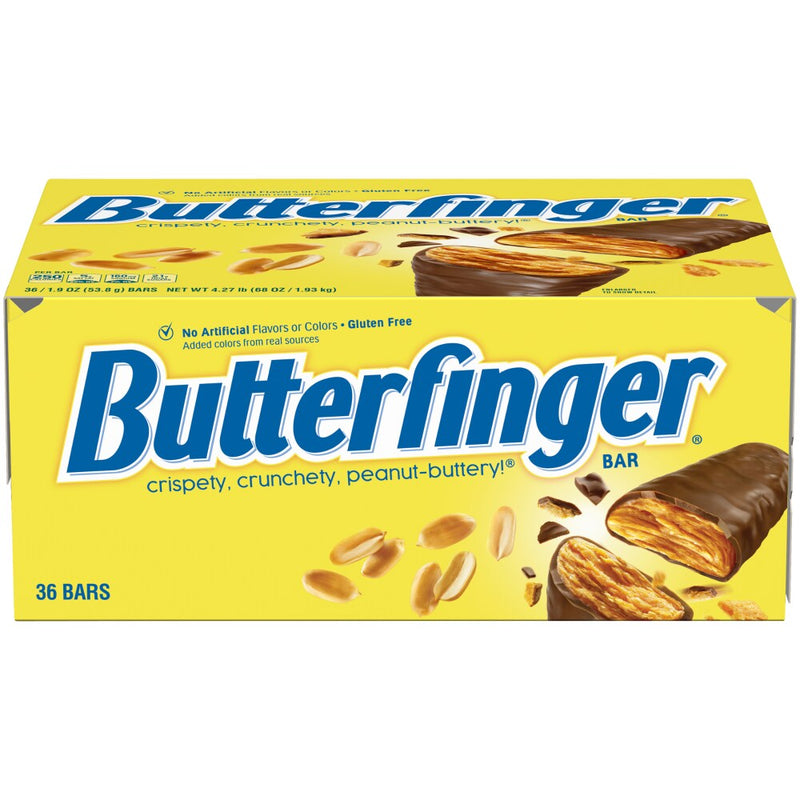 Butterfinger Butterfinger 36x1.9 Oz Candy & Chocolate Light Goldenrod