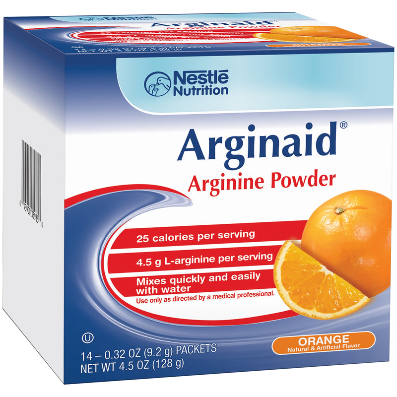Arginaid Arginaid Nestle Arginine Orange Powder Packets .32oz Vitamins & Supplements White Smoke