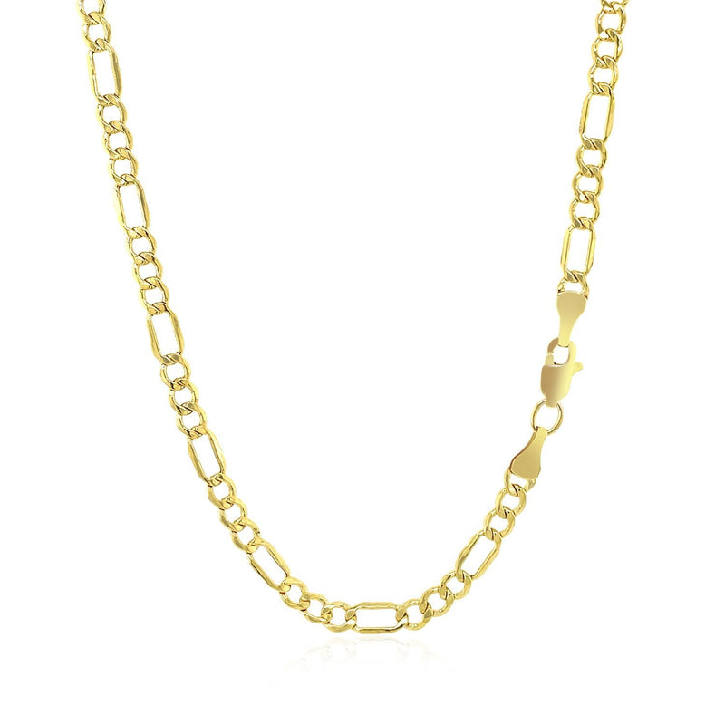 Bids.com 2.8mm 10k Yellow Gold Lite Figaro Chain Necklaces White Smoke 18 / Yellow Gold,20 / Yellow Gold,24 / Yellow Gold,One / Yellow Gold