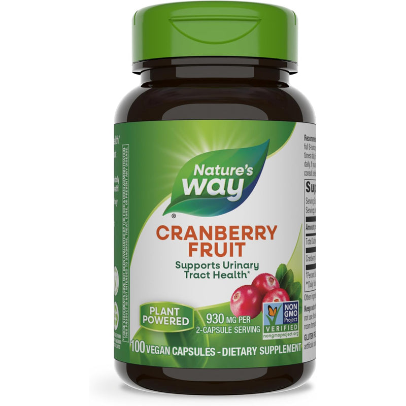 Nature's Way Nature's Way® Cranberry Fruit – 930 mg Vegan Capsules Vitamins & Supplements White Smoke
