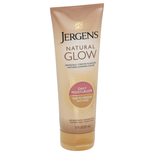 Jergens Jergens Natural Glow Daily Moisturizer Lotion Fair To Medium Skin Tones, 7.5 Fl Oz Lotion & Moisturizer White Smoke