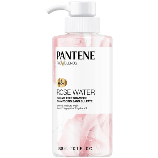 Pantene Pantene Pro-V Blends Rose Water Sulfate-Free Soothing Moisture Wash Shampoo, 10.1 Fl Oz Shampoo White Smoke
