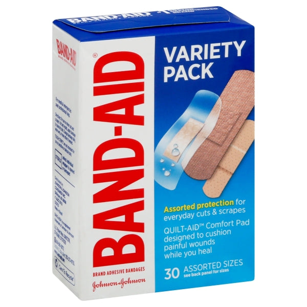Band-Aid Band-Aid Brand Adhesive Bandages Family Variety Pack First Aid White Smoke