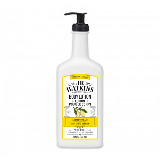 J.R. Watkins J.R. Watkins Lemon Cream Body Lotion 18 Oz Lotion & Moisturizer White Smoke