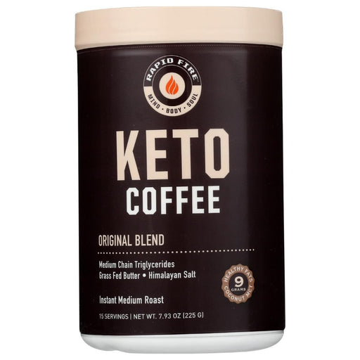 Rapid Fire RapidFire Ketogenic Coffee Pwd 7.93 Oz Coffee Black