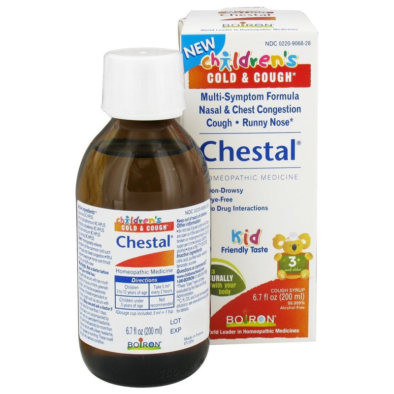 Boiron Boiron Chestal Adult Cold And Cough Syrup For Nasal - 6.7 Fl Oz Health & Beauty White Smoke