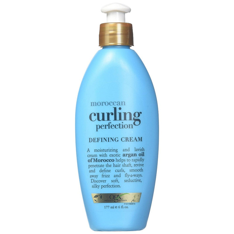 OGX OGX Moroccan Argan Oil Curling Perfection Defining Cream 6 oz Hair Cream White Smoke
