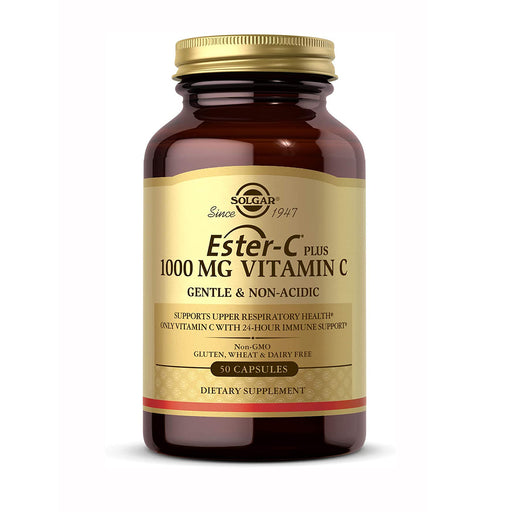 Solgar Solgar Ester-C Plus 1000 Mg Vitamin C 50 Capsules Vitamins & Supplements White Smoke