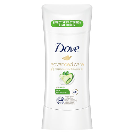 Dove Dove Cool Essentials Deodorant Stick - Cucumber & Green Tea - 2.6 oz Deodorant & Anti-Perspirant White Smoke