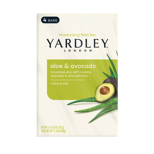 Yardley Yardley London Bath Bar, Nourishing, Aloe & Avocado Bath & Body Seashell