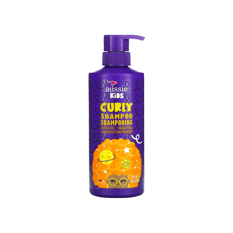 Aussie Aussie Kids, Curly Shampoo, Sunny Tropical Fruit, 16 Fl Oz (475 Ml) Shampoo White Smoke