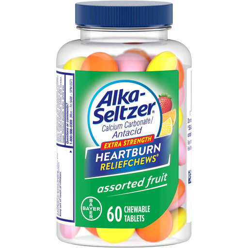 Alka-Seltzer Alka-Seltzer Extra Strength Assorted Fruit Heartburn Relief Chews Health & Beauty White Smoke
